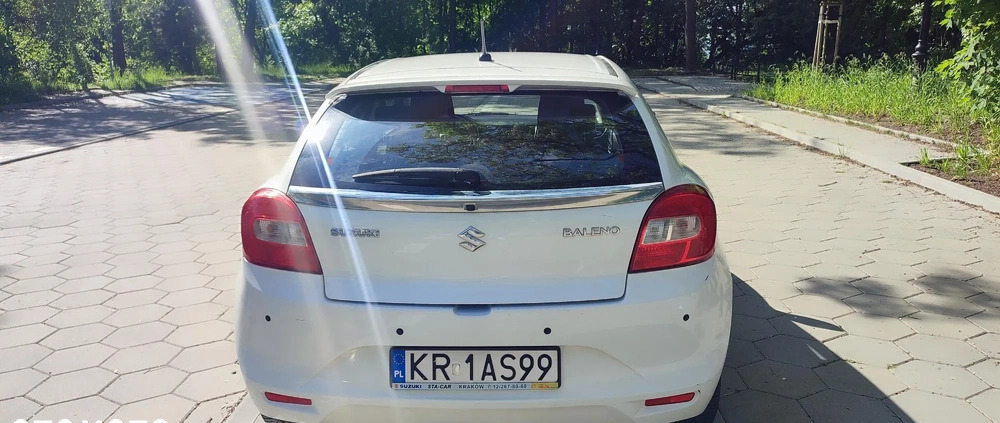 Suzuki Baleno cena 32500 przebieg: 62650, rok produkcji 2017 z Kraków małe 137